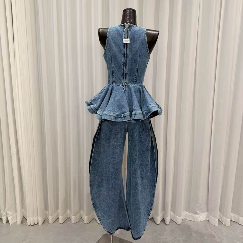 طقم نسائي من قطعتين من KBQ بتص - مراجعة Vintage Fashion Style Female وسعره