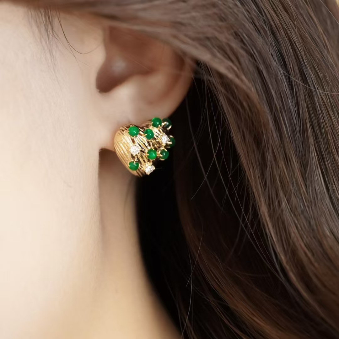 Retro14K الذهب معبأ الزمرد قطر - مراجعة Vintage Fashion Eras وسعره