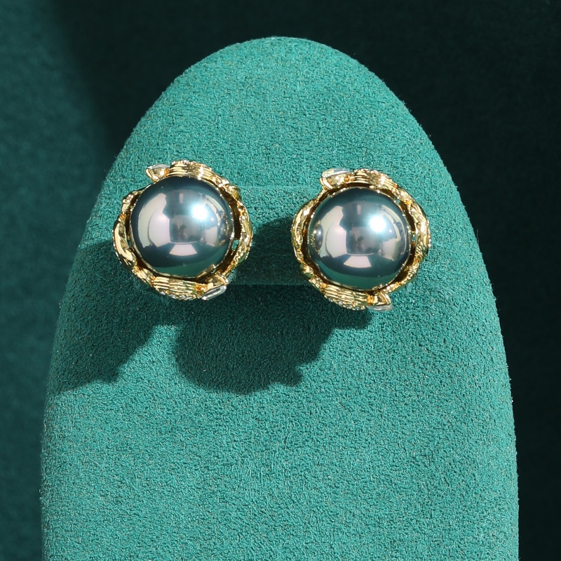 أقراط لؤلؤية رمادية عتيقة للنس - مراجعة Vintage Fashion Jewelry Brands وسعره