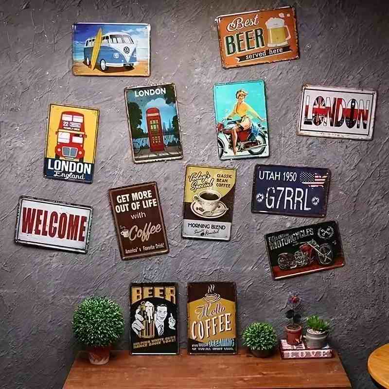 2026 (لوحة معدنية ثنائية الأبع - مراجعة Vintage Fashion Wall Art وسعره