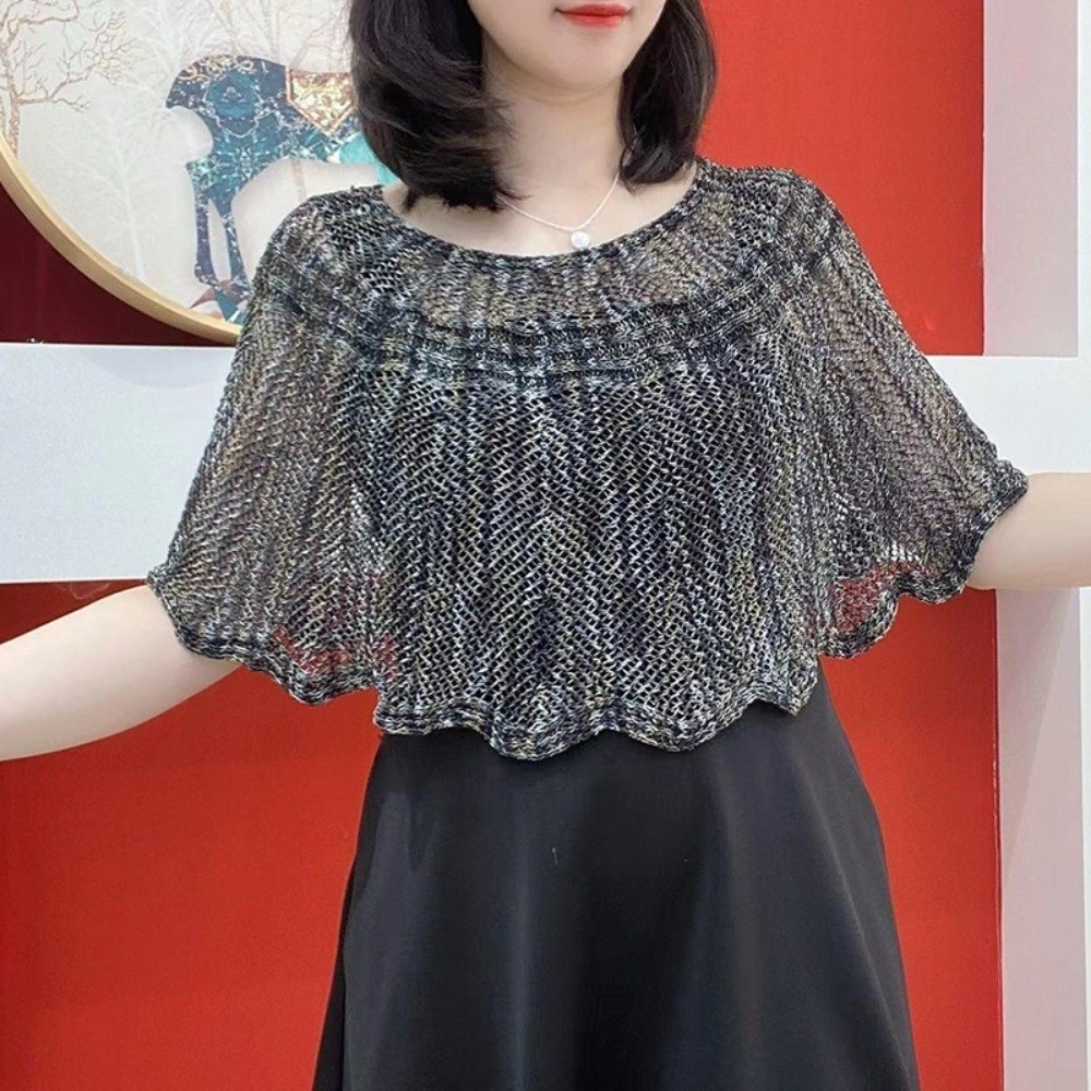 شال كروشيه بتصميم بولوفر، ببرو - مراجعة Vintage Fashion Knitwear وسعره