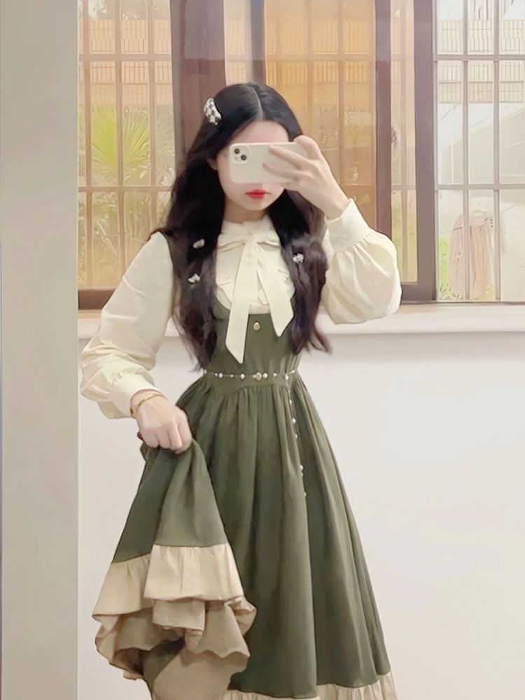 2025 جديد اليابانية الكورية Ka - مراجعة Vintage Fashion Style Female وسعره